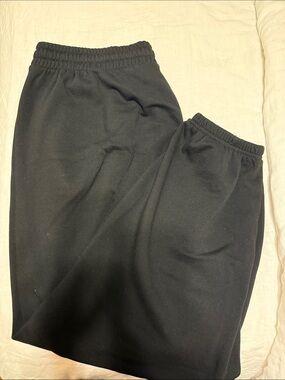 H&M Basic Black Oversized Sweatsuit Set Hoodie and Joggers *fleece lined